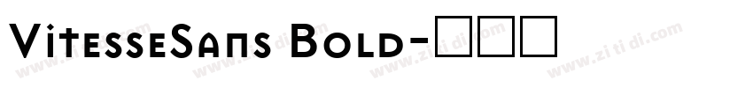 VitesseSans Bold字体转换